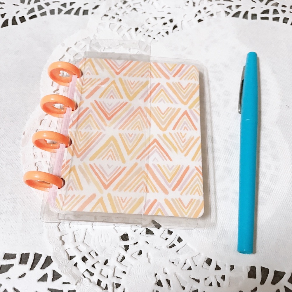 Cute Orange Mini Journal